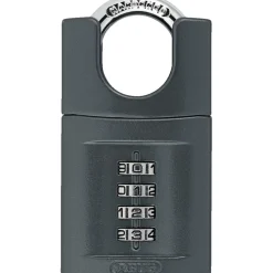 Hængelåse ^ Abus 158CS/50 KODELÅS 50 MM GRÅ 1 STK