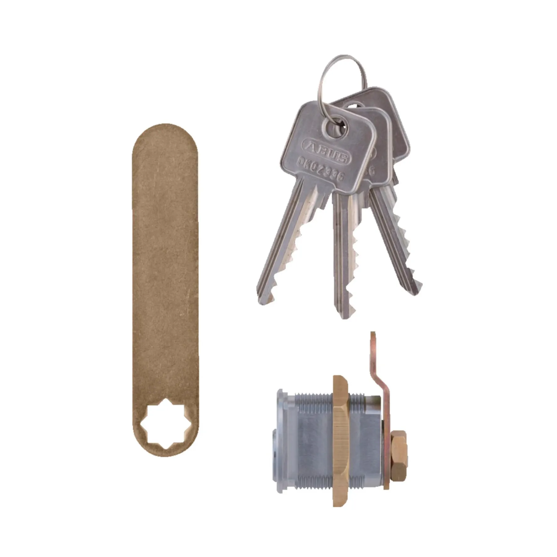 CYLINDER POSTKASSE GRÅ 1 STK>Abus Clearance