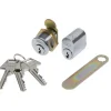 Låsecylindere ^ Abus GDS OVAL + POSTKS. CYLINDER OVAL OG POSTKASSE NIKKEL 1 SÆT