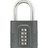 KODEHÆNGELÅS 158/65 KODELÅS 65 MM GRÅ 1 STK>Abus Discount
