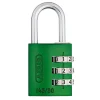 Hængelåse ^ Abus 145/30 KODELÅS 30 MM GRØN 1 STK