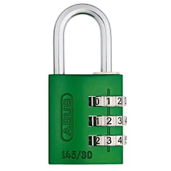 Hængelåse ^ Abus 145/30 KODELÅS 30 MM GRØN 1 STK