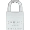 Hængelåse ^ Abus NX21 N1L492-VSH83 HÆNGELÅS NIKKEL SÆT