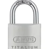 Hængelåse ^ Abus 64TI/50 HÆNGELÅS 50 MM SØLV 1 STK