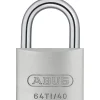 64TI/40 HÆNGELÅS 62X40X15 MM SØLV 2 STK>Abus New
