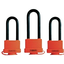 Hængelåse ^ Abus TRAILERSÆT M. 3 STK., 70IB HÆNGELÅS 2 STK. 45 MM/1 STK. 50 MM ORANGE 3 STK