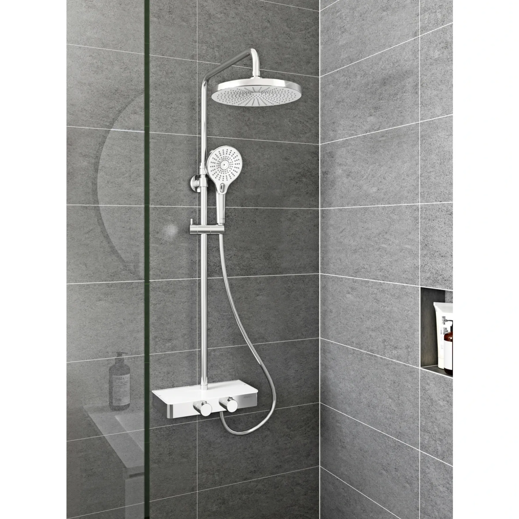 Brusestangssæt ^ Adora CONSILIO L 250 BRUSESYSTEM KROM