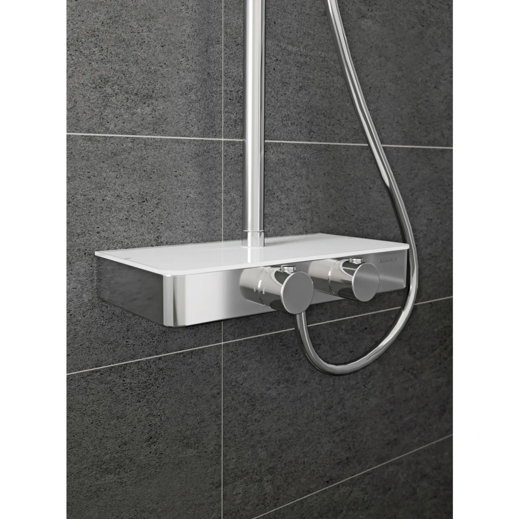 Brusestangssæt ^ Adora CONSILIO L 250 BRUSESYSTEM KROM