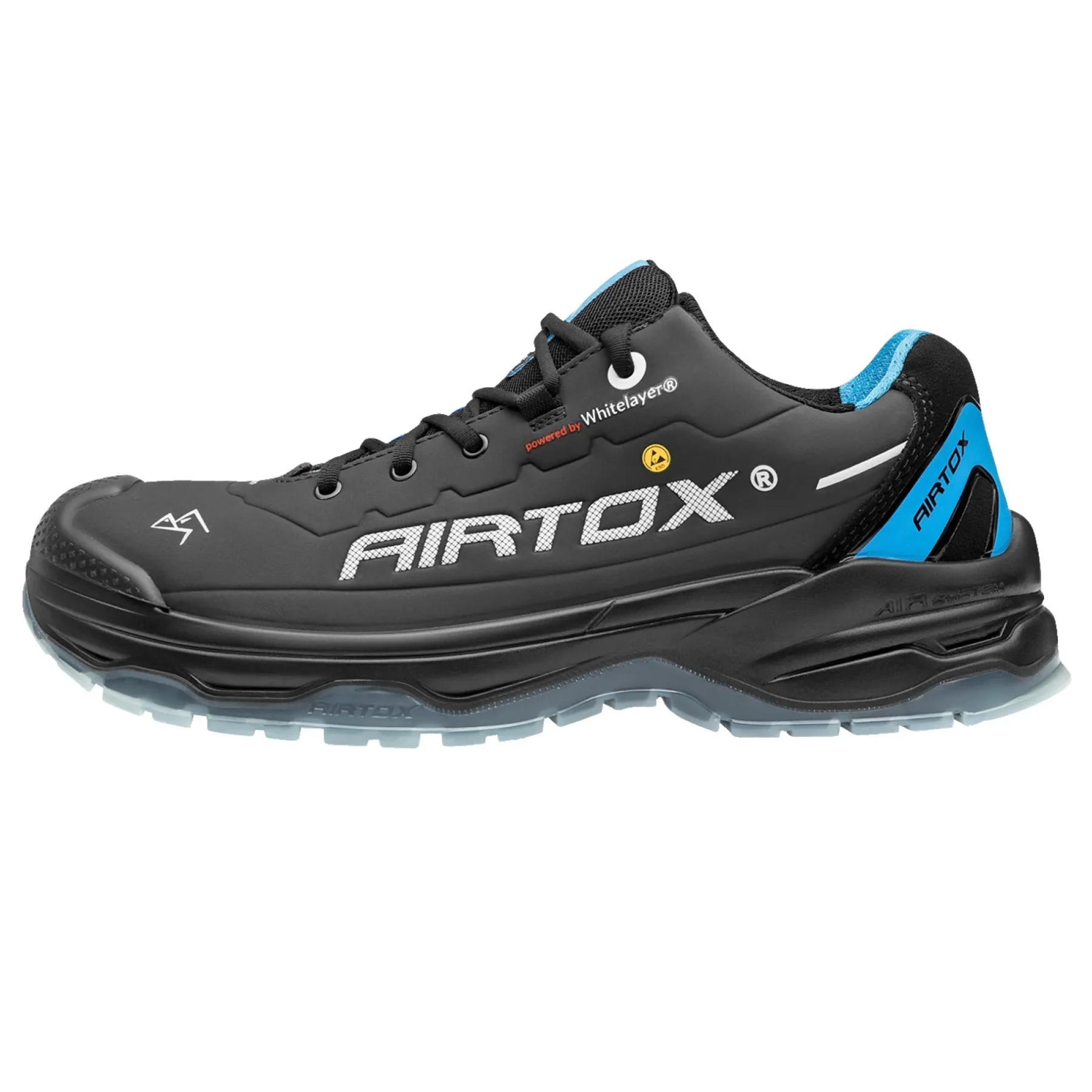 Fodtøj ^ Airtox TRANSAM TX1 SIKKERHEDSSKO SORT 47