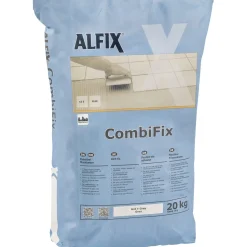 Fliseklæb & Fugemasse ^ Alfix COMBIFIX FLISEKLÆB 20 KG GRÅ