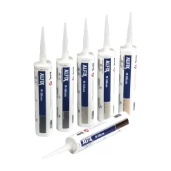 Fliseklæb & Fugemasse ^ Alfix M-SILICONE FUGEMASSE KOKSGRÅ 0,3 L