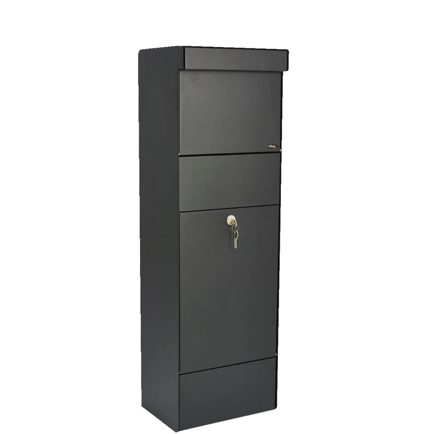 Postkasser & Standere ^ Allux GRUNDFORM PAKKEPOSTKASSE SORT