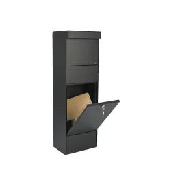 Postkasser & Standere ^ Allux GRUNDFORM PAKKEPOSTKASSE SORT