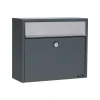 Postkasser & Standere ^ Allux LT150 POSTKASSE ANTRACIT/ALU