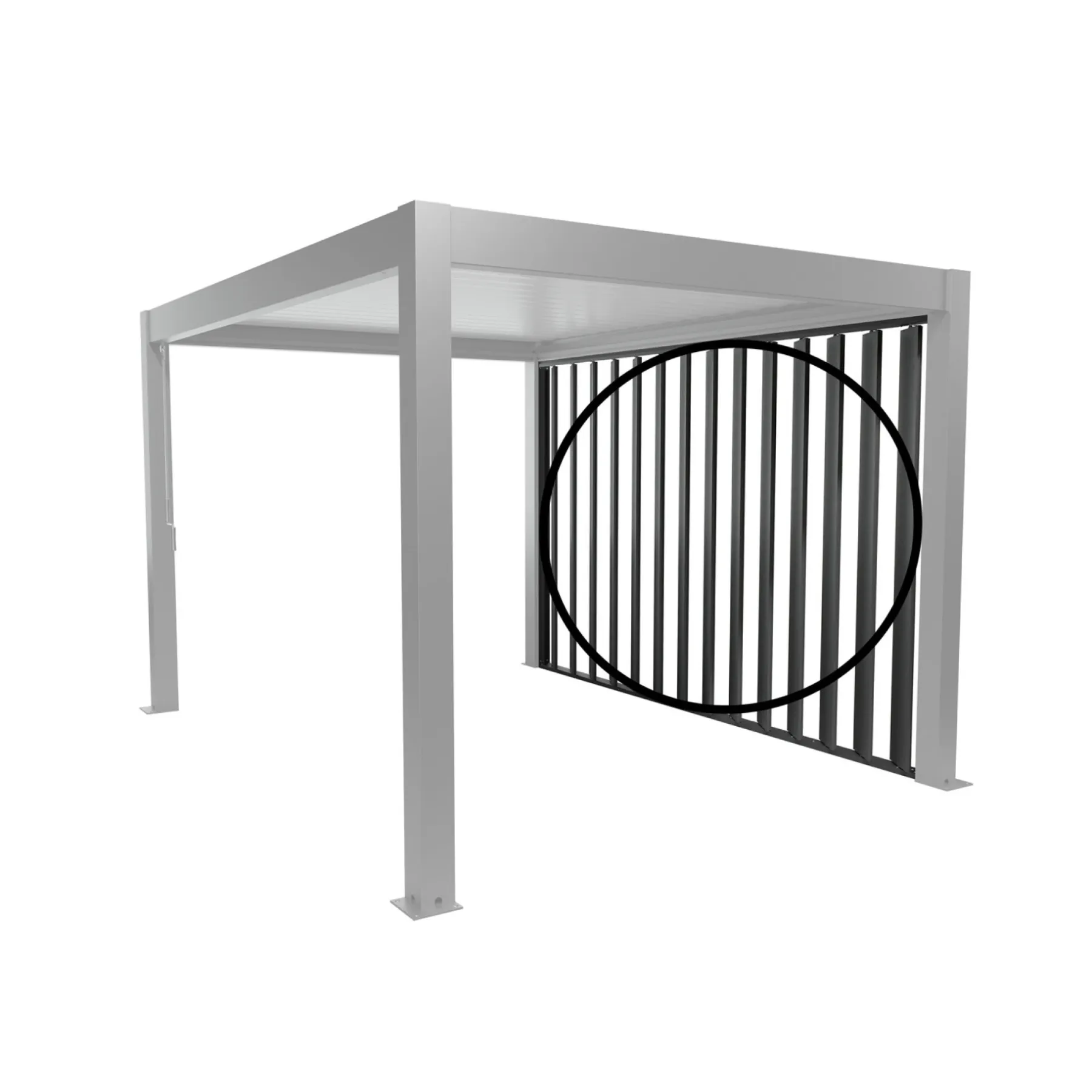 Pavilloner ^ Biohort SIDEVÆG PERGOLA 2.35 X 3.64 M