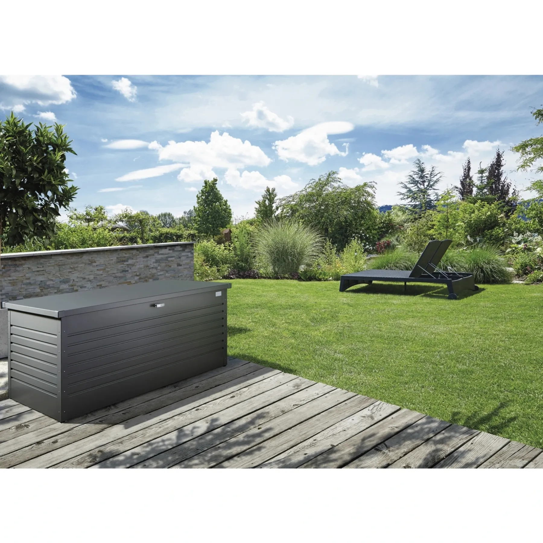 Hyndebokse ^ Biohort STR. 200 HYNDEBOKS MØRKEGRÅ METALLIC
