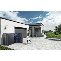 ALEX 1 SPAND RENOVATIONSSKJUL MØRKEGRÅ METALLIC STÅL>Biohort Online
