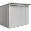 Stålskure ^ Biohort AVANTGARDE A1 REDSKABSRUM SØLV METALLIC 3,96 M2