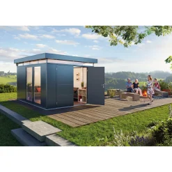 CASANOVA CASANOVA REDSKABSRUM MØRKEGRÅ METALLIC 9,89 M2>Biohort Discount