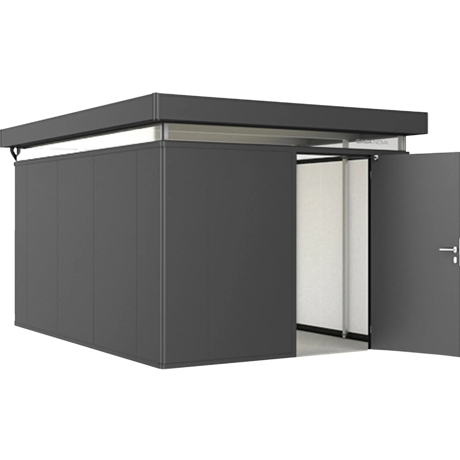 CASANOVA CASANOVA REDSKABSRUM MØRKEGRÅ METALLIC 14,19 M2>Biohort Online