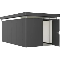 Stålskure ^ Biohort CASANOVA CASANOVA REDSKABSRUM MØRKEGRÅ METALLIC 17,49 M2