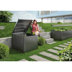 MONAMI KOMPOSTBEHOLDER MØRKEGRÅ METALLIC 1,04 M2>Biohort Online