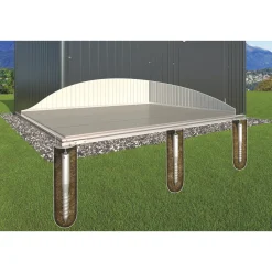 TILBEHØR STR. H3 FUNDAMENT ALUMINIUMSGRÅ>Biohort Discount