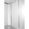 Stålskure ^ Biohort TILBEHØR WOODSTOCK STR. 230 BAGVÆG MØRKEGRÅ METALLIC