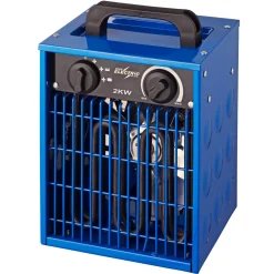 Varmeblæsere ^ BLUE ELECTRIC 2KW VARMEBLÆSER
