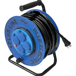 FAST KERNE 3X1,5MM² KABELTROMLE M/JORD 40 M>BLUE ELECTRIC New