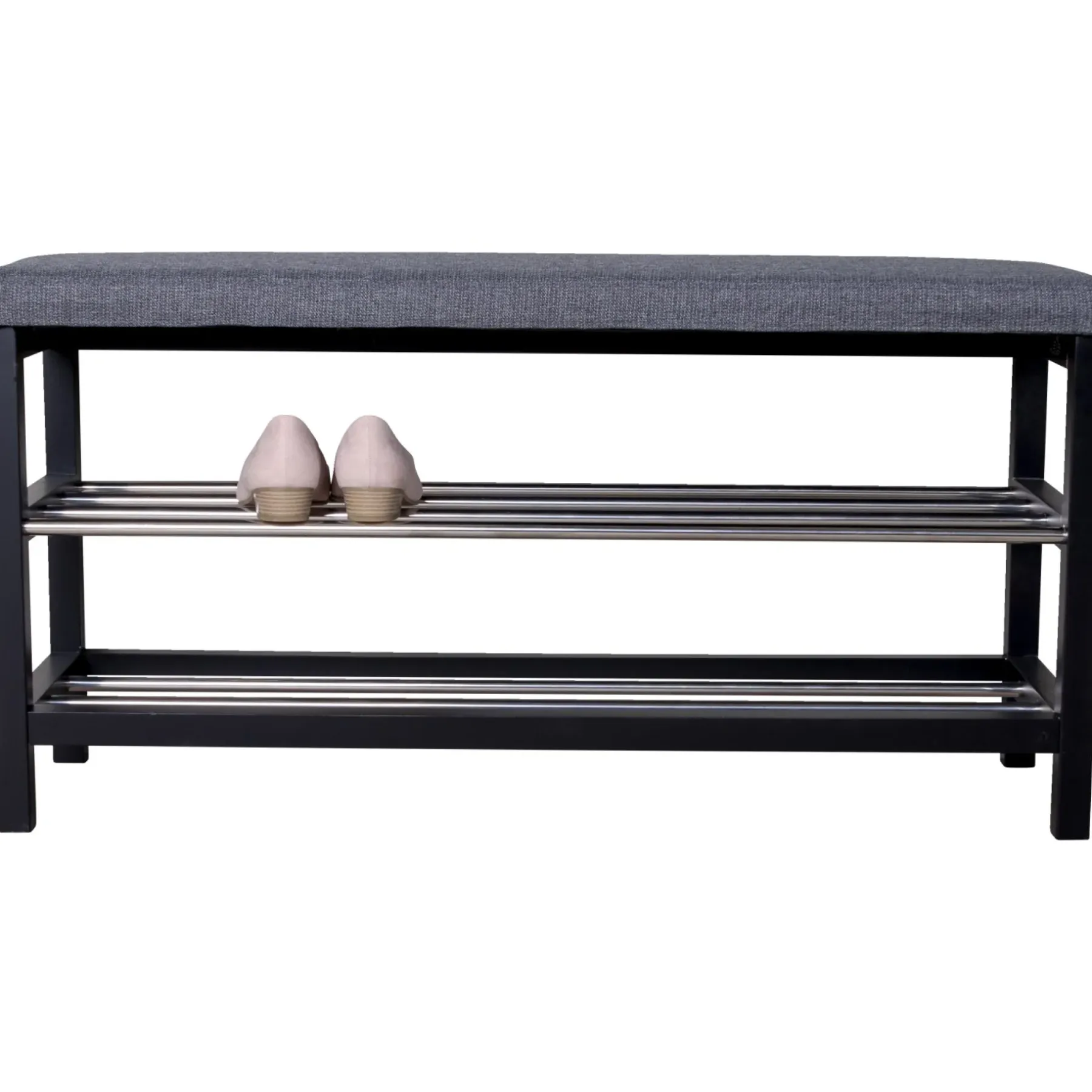Bolig Møbler ^ Boliginteriør BOLIGINTERIØR BÆNK SORT/GRÅ 34 X 100 CM