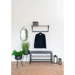 Bolig Møbler ^ Boliginteriør BOLIGINTERIØR BÆNK SORT/GRÅ 34 X 100 CM