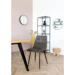 Bolig Møbler ^ Boliginteriør BOLIGINTERIØR CLARA SPISESTOL MØRKEGRÅ 86 X 44 X 55 CM