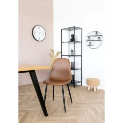 Bolig Møbler ^ Boliginteriør BOLIGINTERIØR FREJA SPISESTOL BRUN/SORT 88 X 47 X 55 CM