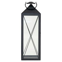 Boligindretning ^ Boliginteriør BOLIGINTERIØR LANTERNE H70 CM SORT