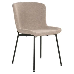 Bolig Møbler ^ Boliginteriør BOLIGINTERIØR LAURA SPISESTOL BEIGE/SORT 83 X 48 X 59 CM