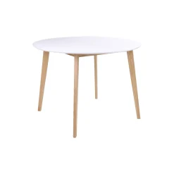 Bolig Møbler ^ Boliginteriør BOLIGINTERIØR SPISEBORD HVID/NATUR 105 X 105 CM