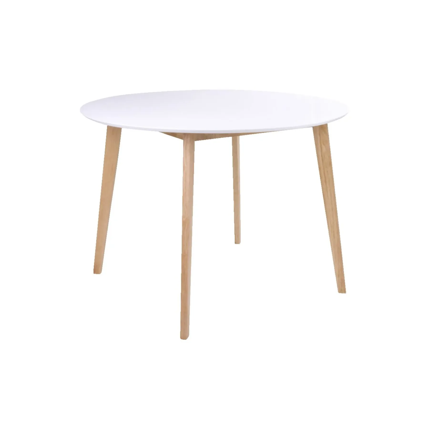 Bolig Møbler ^ Boliginteriør BOLIGINTERIØR SPISEBORD HVID/NATUR 105 X 105 CM