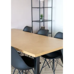 Bolig Møbler ^ Boliginteriør BOLIGINTERIØR SPISEBORD SILDEBENSMØNSTER NATUR 90 X 200 CM