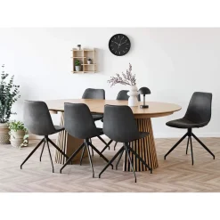BOLIGINTERIØR ANNE SPISEBORD NATUR EG 75 X 2000 CM>Boliginteriør Outlet