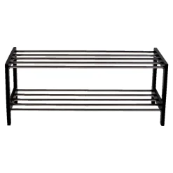 BOLIGINTERIØR DINA SKOREOL SORT/KROM 34 X 32 X 78 CM>Boliginteriør Hot