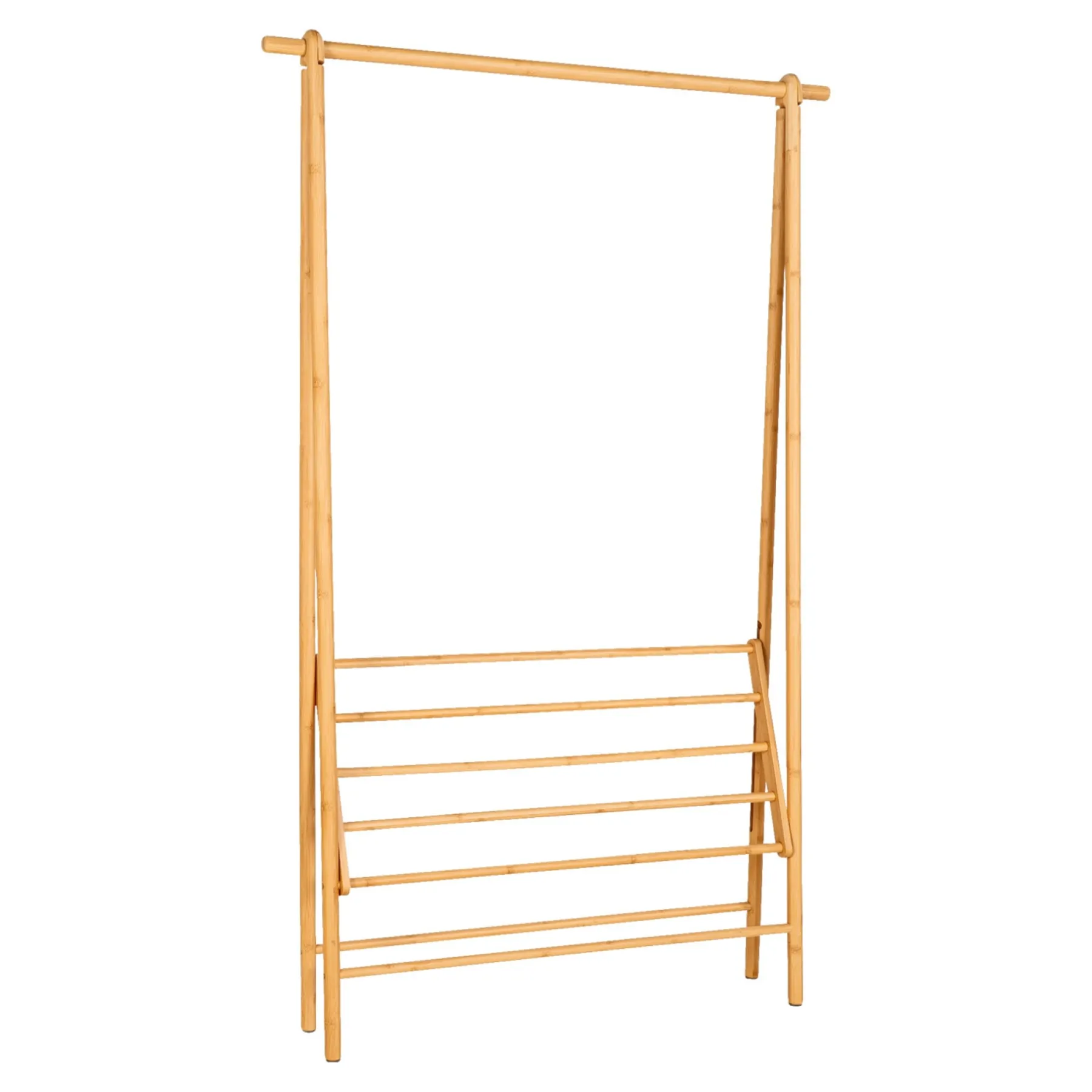 BOLIGINTERIØR ELVA TØJSTATIV NATUR 164 X 104 X 46 CM>Boliginteriør Discount