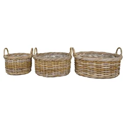 BOLIGINTERIØR KURVESÆT NATUR Ø30/Ø40/Ø50 CM>Boliginteriør Online