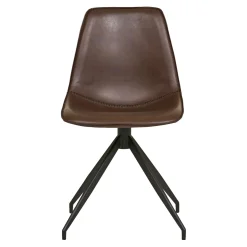 BOLIGINTERIØR LEA SPISESTOL BRUN/SORT 86 X 48 X 56 CM>Boliginteriør Sale