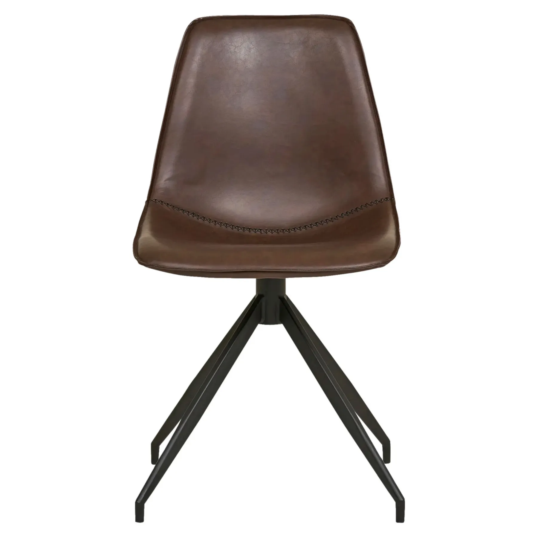 BOLIGINTERIØR LEA SPISESTOL BRUN/SORT 86 X 48 X 56 CM>Boliginteriør Sale