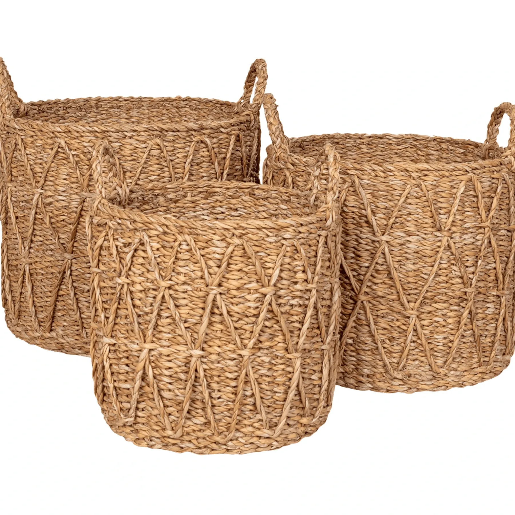 BOLIGINTERIØR LUNA KURVESÆT NATUR H28/H32/H36 CM>Boliginteriør New