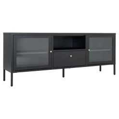 BOLIGINTERIØR NELA TV-BÆNK SORT 60 X 160 X 35 CM>Boliginteriør Outlet