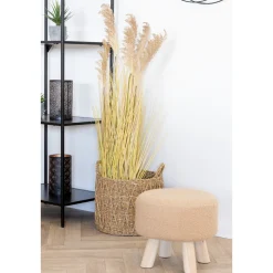 BOLIGINTERIØR TABURET SAND 29 X 31 X 31 CM>Boliginteriør