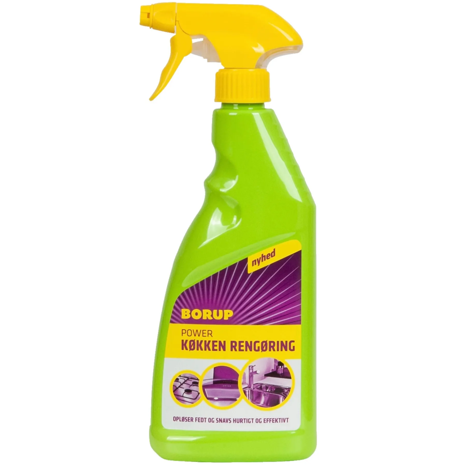 Rengøringsmidler ^ Borup POWER KØKKEN RENGØRINGSMIDDEL 500 ML