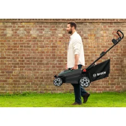 Plæneklippere ^ Bosch PLÆNEKLIPPER AKKU 18,0 V MED BATTERI
